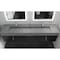 Castello Usa Nile 84-inch Black Vanity Set with Gray  Top and Chrome Handles CB-MC-84BLK-CHR-2053-GR - alternate 3